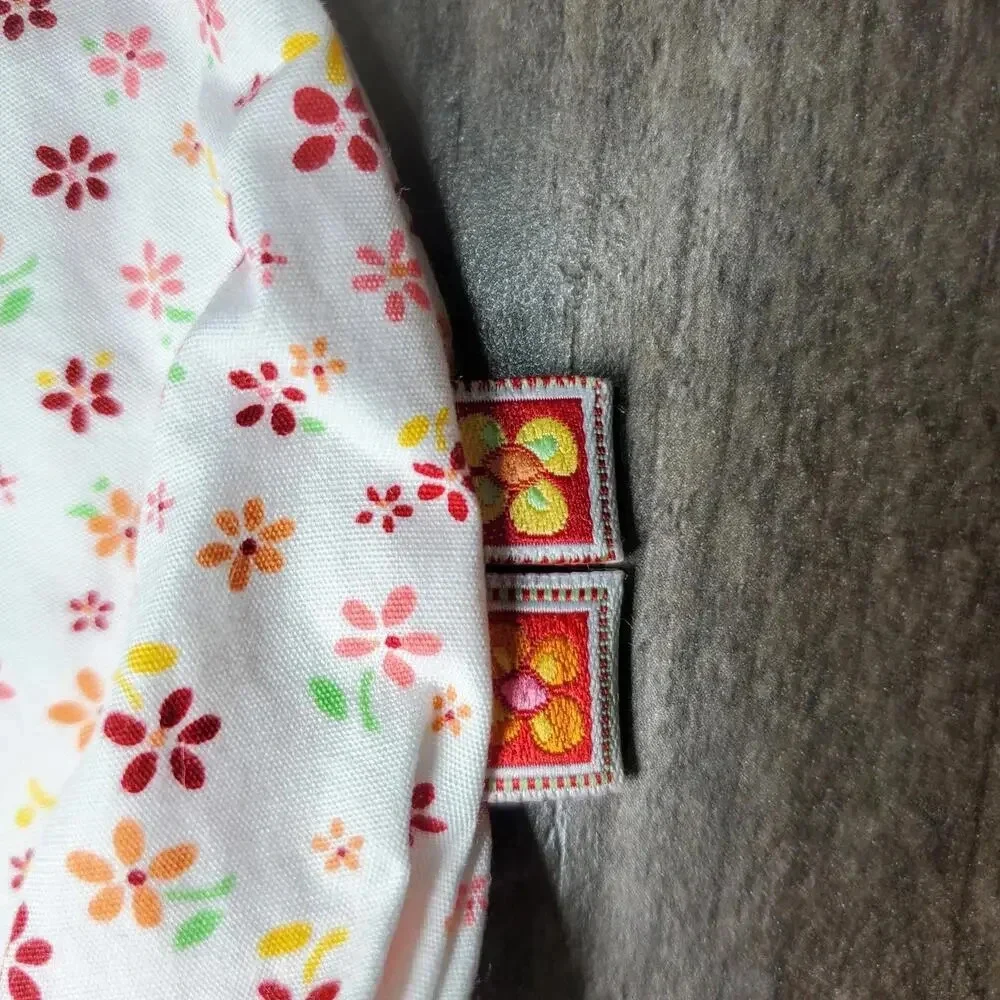 McBaby Garden Party Floral Smocked Baby Girl 6/9 Month Matching Outfit